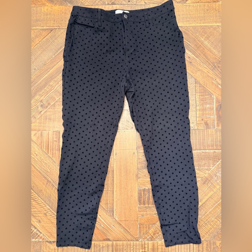 Talbots Women’s Black Polka Dot casual pants